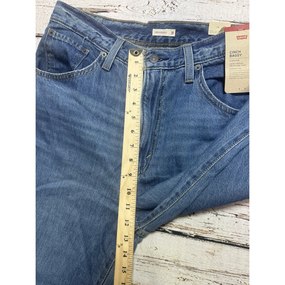 Levi Cinch Baggy Jeans Womens 31x31 Medium Wash Loose Wide Leg NWT - Picture 5 of 11